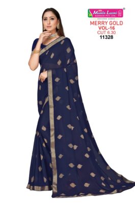 Mamtalaxmi Georgette Printed Saree D no 11328