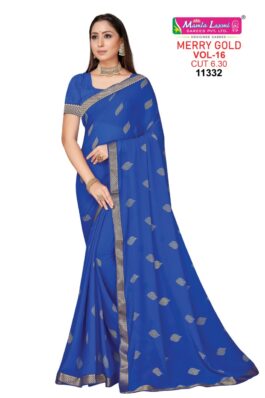 Mamtalaxmi Georgette Printed Saree D no 11332